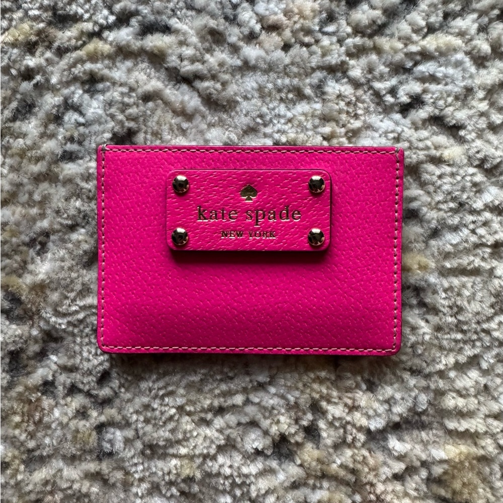 Kate Spade Vibrant Pink Key & Card Holder